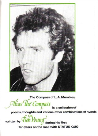 backcover of the Bob Young book 'Alias the Compass' 