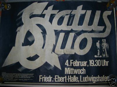 german tourposter of the show in Ludwigshafen 4.2.1976