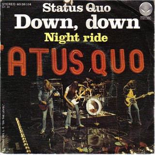spain cover  of the Status Quo single 'Down Down'