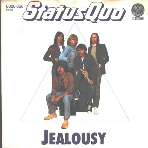 german cover of the Status Quo single 'Jealousy'