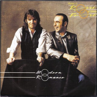 Die Rossi / Frost - Single 'Modern Romance', die in 1985 erschienen ist.