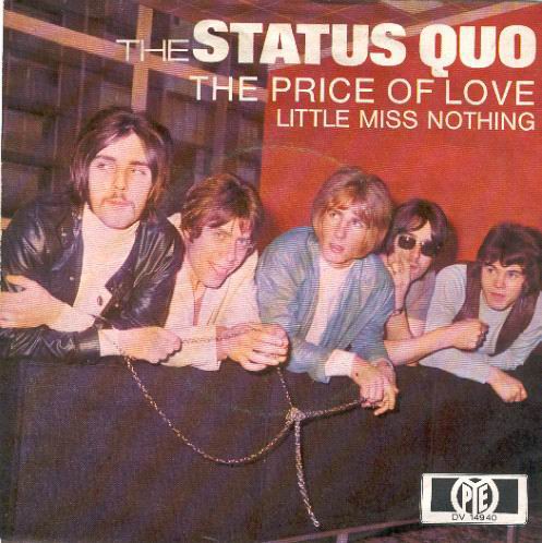 deutsches Cover der Status Quo Single 'The Price of love'