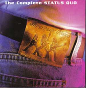 Frontcover of the 4x-CD-Box 'The Complete Status Quo' from Readers Digest