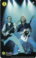Status Quo phone card which was released in UK in 1997