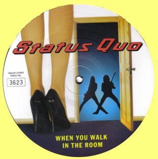 Picture Disc of the single: 'When you walk in the room' 